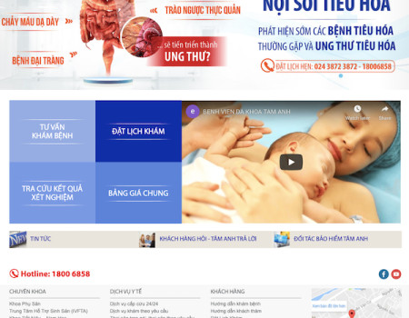 Dự án bệnh viện Đa Khoa Tâm Anh