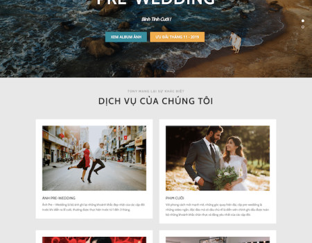 Dự án áo cưới Tony Wedding