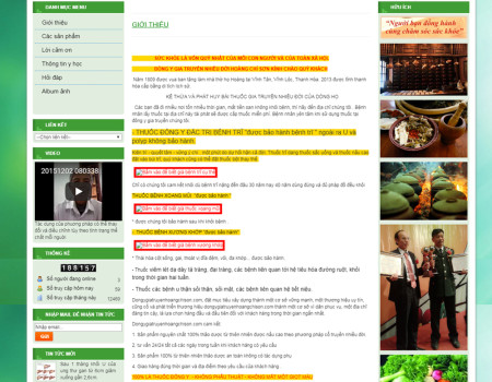 Dự án Đông Y Hoàng Chí Sơn