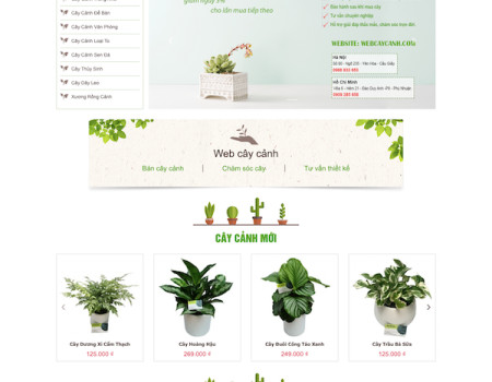 Dự án web Cây Cảnh
