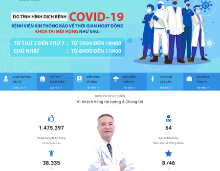 Dự án bệnh viện Tai Mũi Họng Sài Gòn