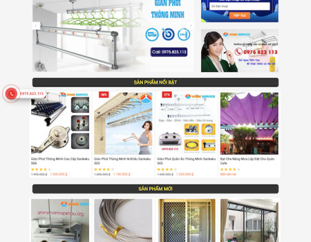 Dự án Giàn Phơi Home Service