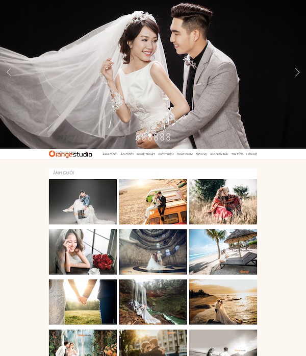 Dự án áo cưới Orange Studio
