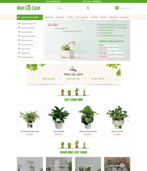 Dự án web Cây Cảnh