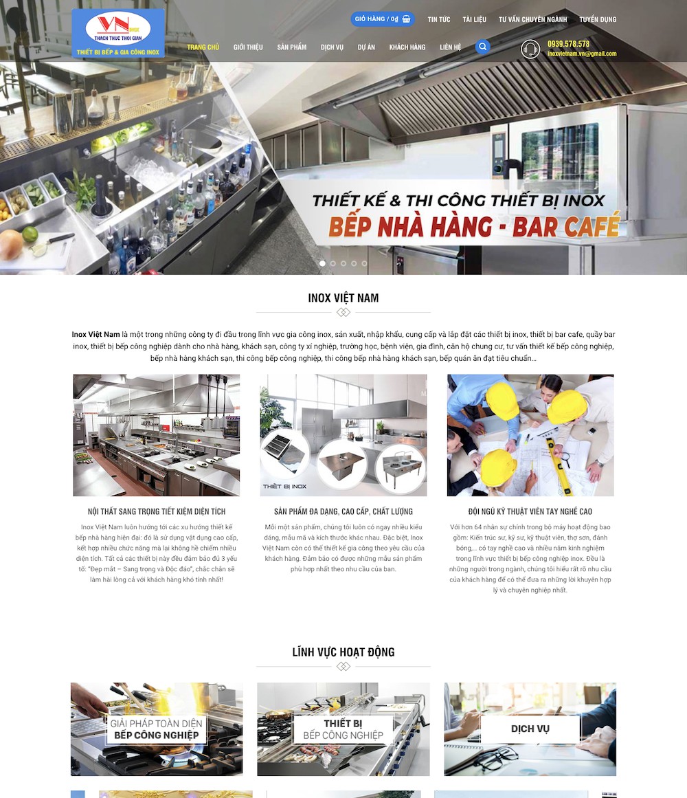 Dự án inox Vina