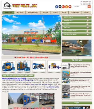 Dự án máy ép gạch Việt Nhật